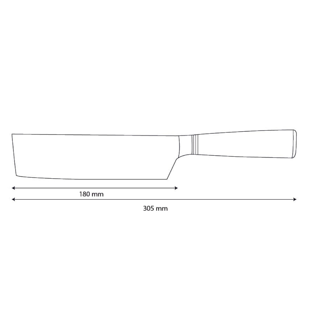 Micarta Jewels Damas Nakiri 18 cm