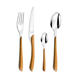 Amefa - Eclat 16-piece Cutlery Set - Brown Amefa - Eclat 16-pc set in trend box nature brown Amefa