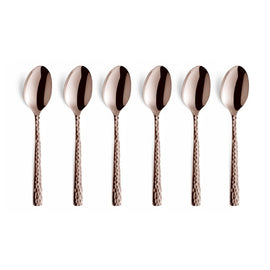 Amefa - Felicity 6 Coffee Spoons - Rose Champagne Amefa - Felicity 6 Koffielepels - Rose Champagne Koffielepels Amefa