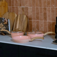 Ensemble de 2 poêles à frire Cook & Pan - Blush