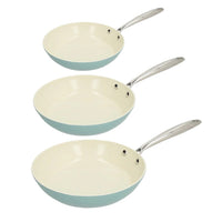 Ensemble de 3 poêles à frire Cook & Pan - Go Blue