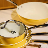 Cook & Pan - Sunny Side Koekenpannenset 3-delig Pannenset Cook & Pan