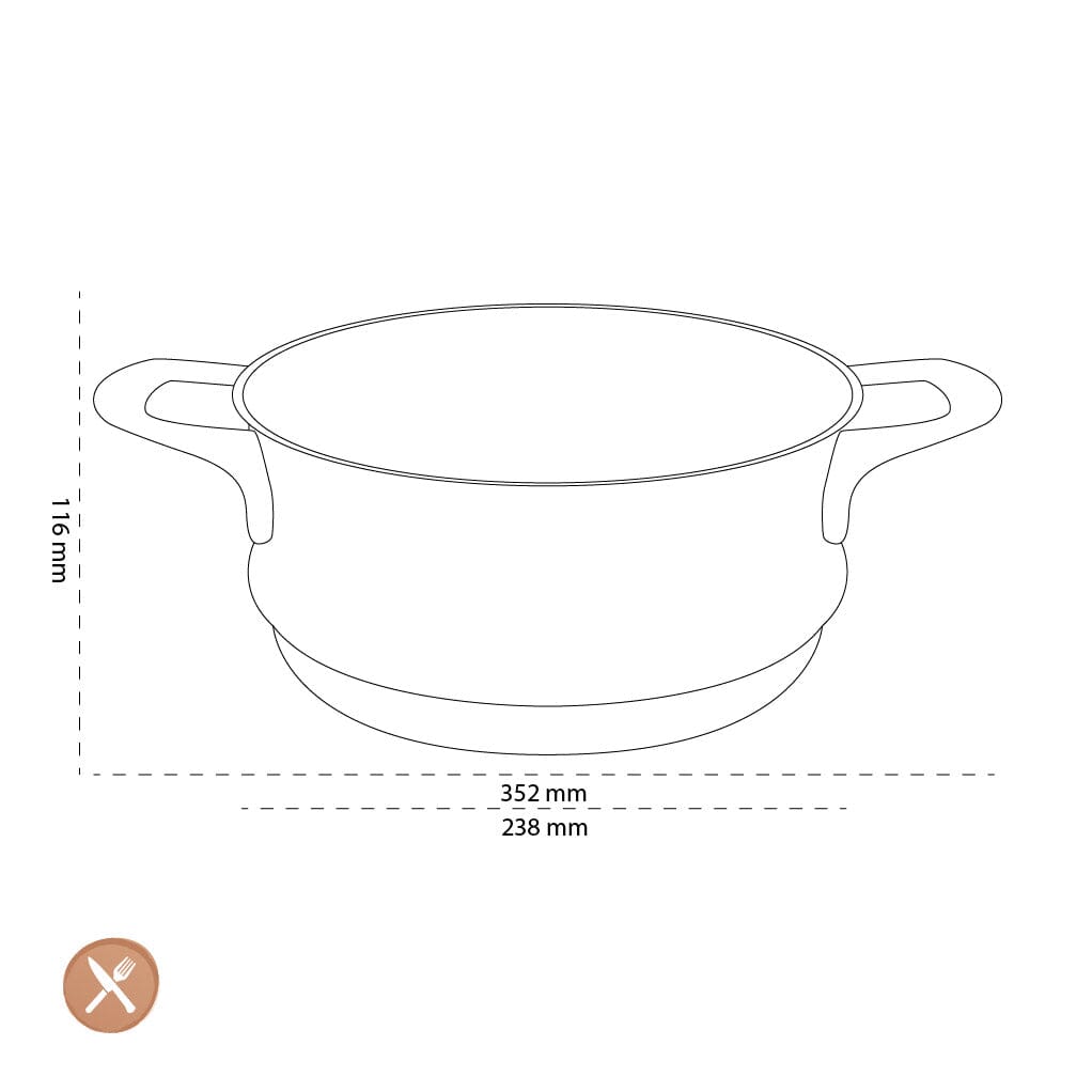 Demeyere - Atlantis 7 Stoominzet 24 cm Stoompan Demeyere
