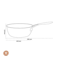 Demeyere - Industry 5 Conische sauteuse 20 cm Sauspan Demeyere