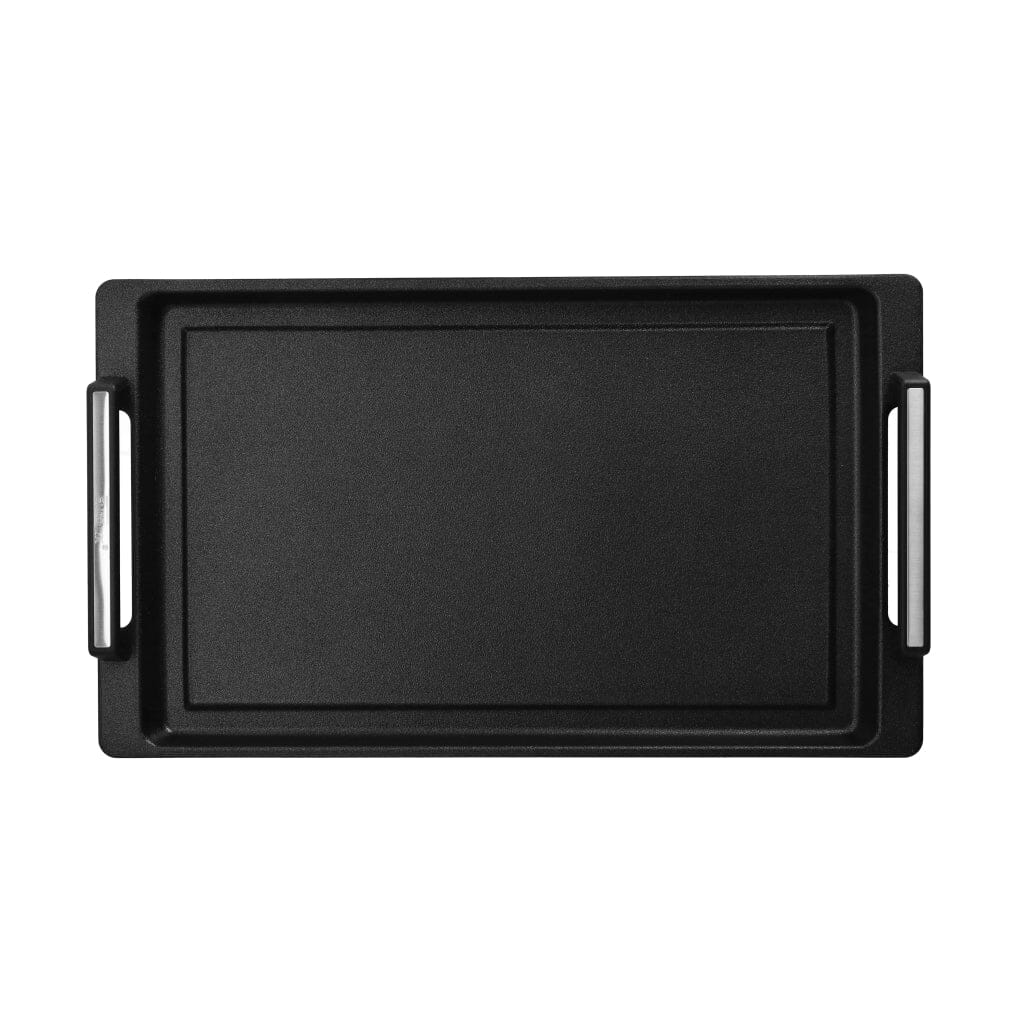 Eurolux - Teppanyaki plaat met grepen 41x24x2,5CM Teppanyakiplaat Eurolux