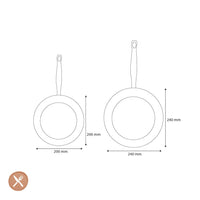 GreenPan - Ensemble de 2 poêles à frire Barcelona Pro 20/24 cm GreenPan