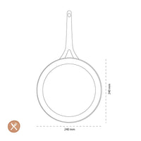 GreenPan - Geneva koekenpan met keramische antiaanbaklaag 24cm Koekenpan GreenPan