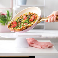 Batterie de cuisine GreenPan - Padova rose poudré, 10 pièces