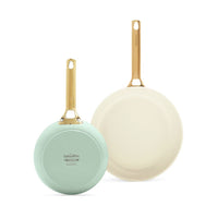 GreenPan - Padova Mint Green 2-delige pannenset met keramische antiaanbaklaag 20/26 cm Pannenset GreenPan