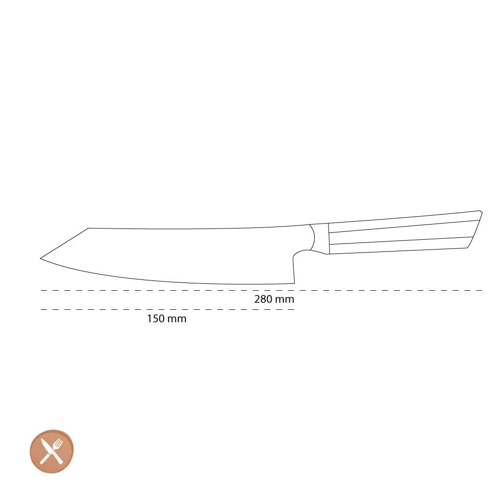Kai Shun - Seki Magoroku Kaname Kiritsuke (15,0 cm) Kai Shun