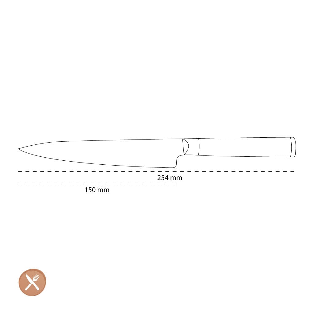 Kai Shun - Wit Universeelmes 6'' (15,0 cm) Kai Shun