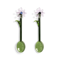 &Klevering - Lepel flora roze set van 2 Lepels &Klevering