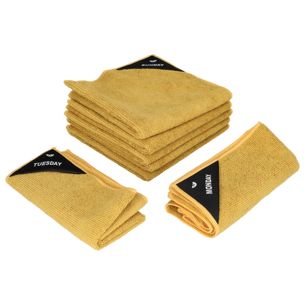 Klud - Microvezel Vaatdoekjes 7 stuks - Curry Geel Klud