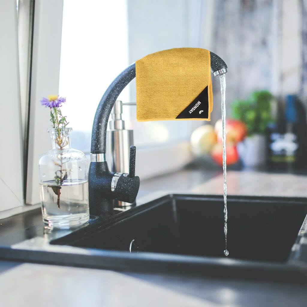 Klud - Microvezel Vaatdoekjes 7 stuks - Curry Geel Klud