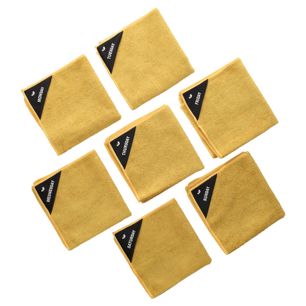 Klud - Microvezel Vaatdoekjes 7 stuks - Curry Geel Klud