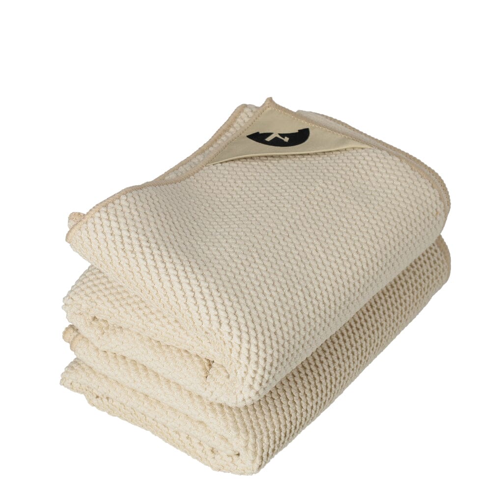 Klud - Wafel Keukendoeken, 2 stuks, Almond Vaatdoekjes Klud