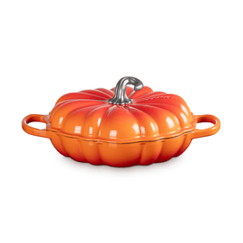 Le Creuset - Campagnard Pumpkin Orange-Red 28 cm Le Creuset - Campagnard Pompoen Oranjerood 28 cm Le Creuset