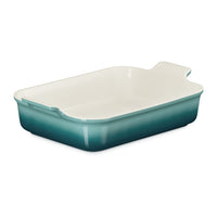 Le Creuset - Heritage Ovenschaal rechthoekig Blue Riviera 32 x 24 cm Ovenschaal Le Creuset