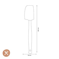 Le Creuset - Premium medium lepelspatel Bleu Riviera Spatel Le Creuset