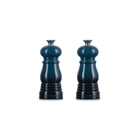 Le Creuset - Set van 2 Kleine Molens Nuit 11cm Peper- en Zoutmolen set Le Creuset