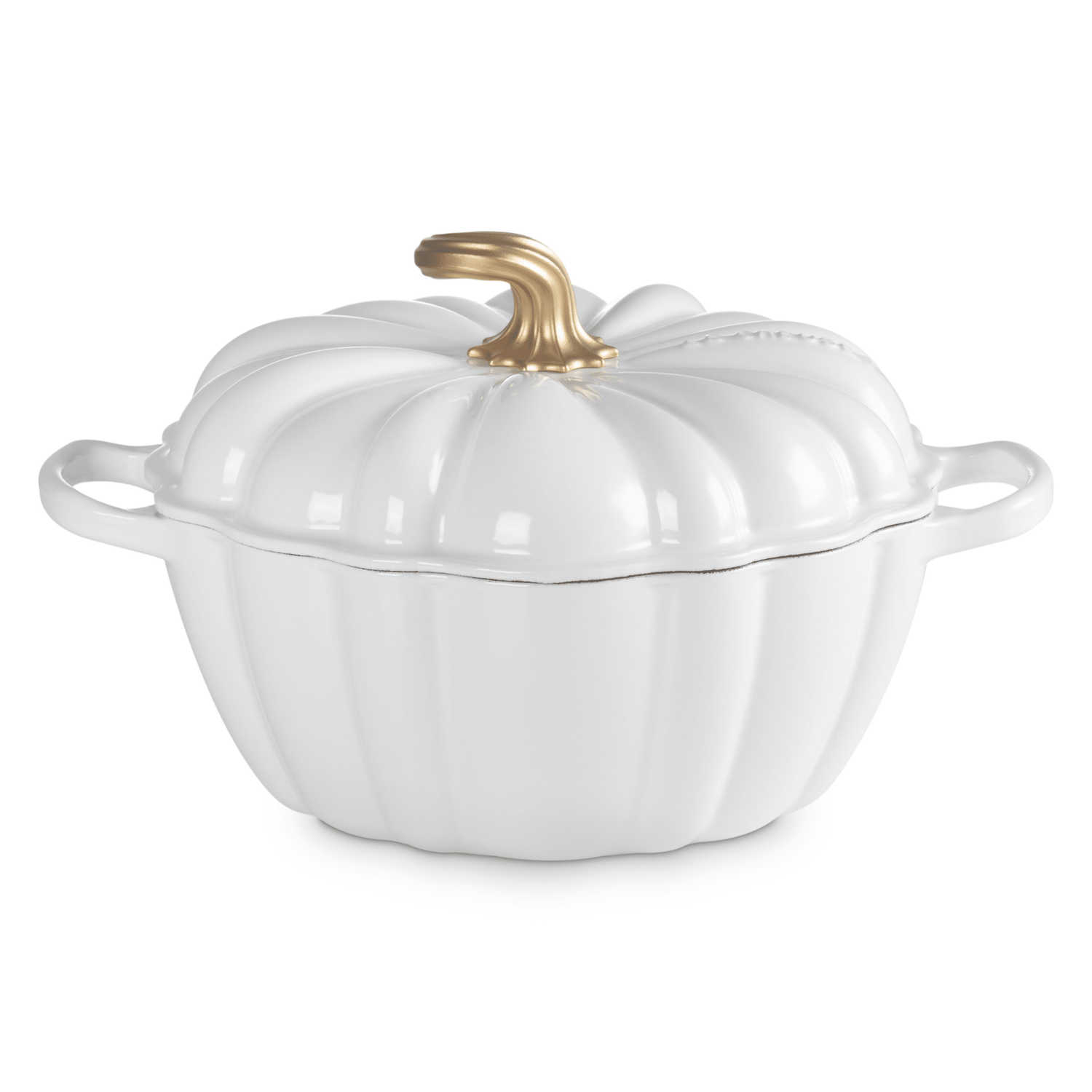 Le Creuset - Signature Pompoen Braadpan Wit 24 cm Braadpan Le Creuset