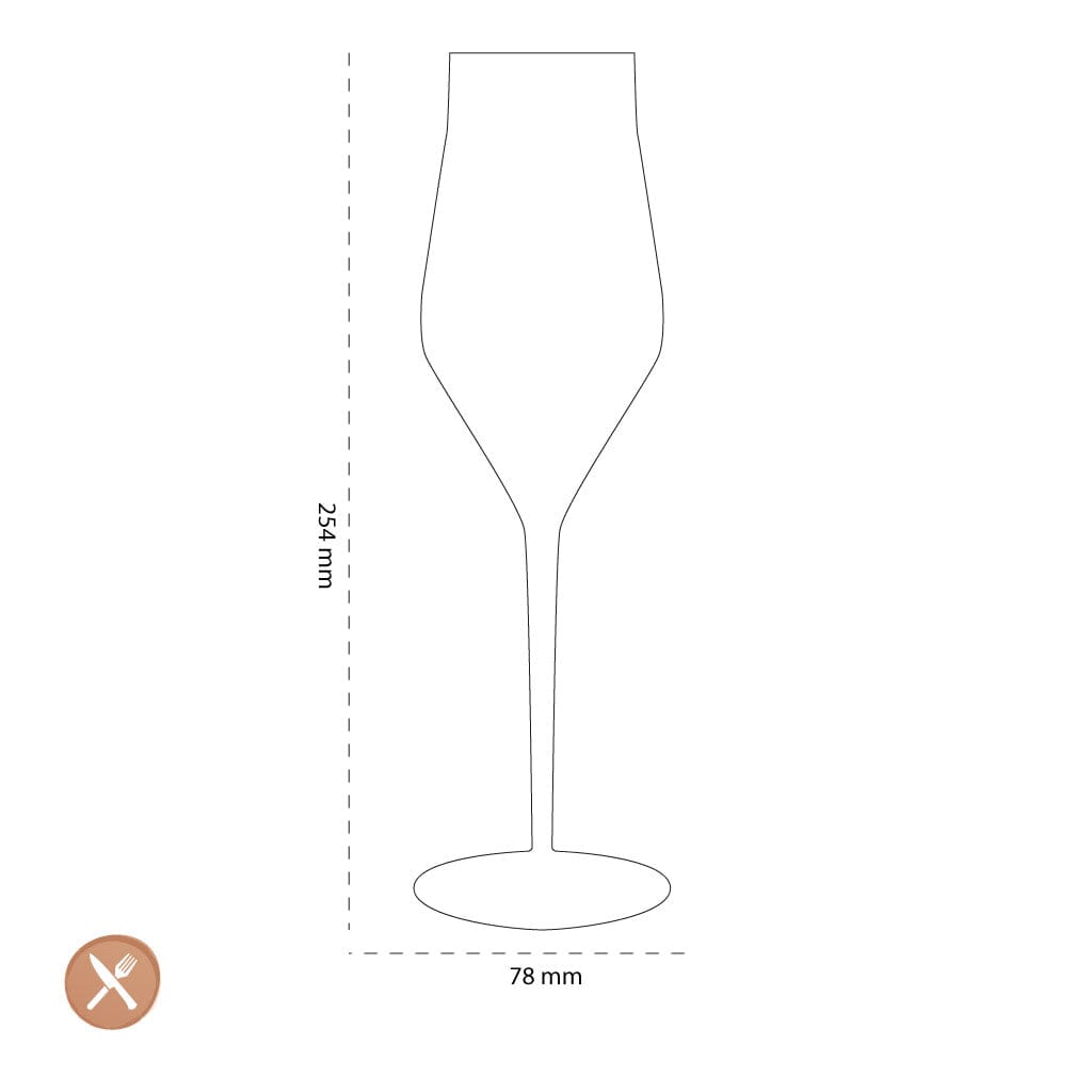 Leonardo - BRUNELLI Champgne Glazen 340ml - 6 stuks Champagne glazen Leonardo
