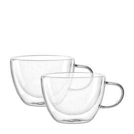 Leonardo - DUO Teacups Double Walled 360ml - 2 pieces Leonardo - GB/2 Tea cups II 360ml DUO Theeglazen Leonardo