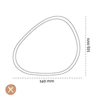 Lind DNA - Onderzetterhouder Curve S Eiken Naturel Onderzetterhouder Lind DNA