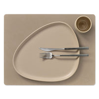 Lind DNA - Placemat Vierkant L Nupo Klei Bruin Placemat Lind DNA