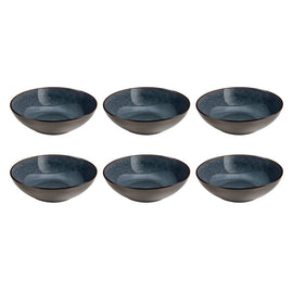 Medard de Noblat - Feeling Indigo - Pasta plates 18 cm (set of 6) Medard de Noblat - Feeling Indigo - Pastaborden 18 cm (set van 6) Pastaborden Medard de Noblat