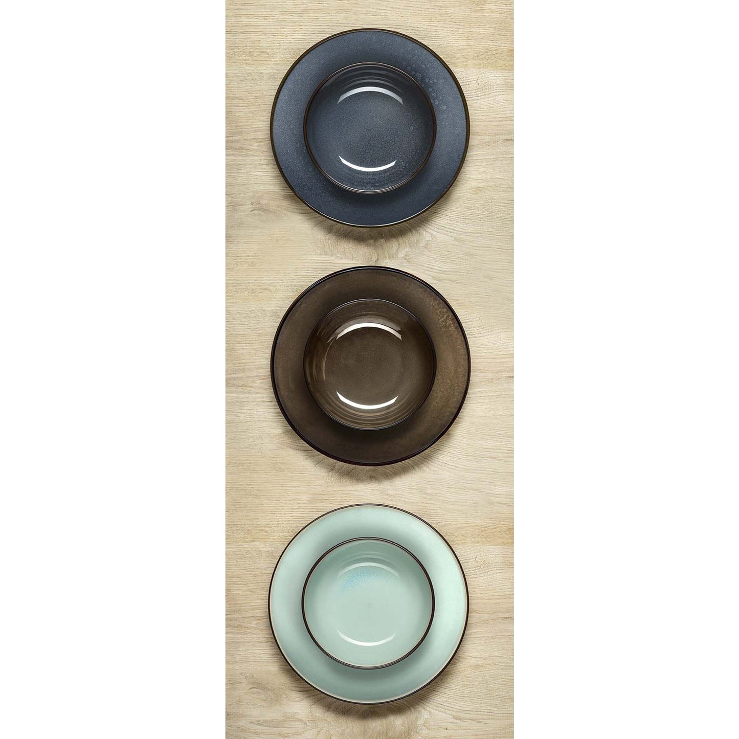 Medard de Noblat - Feeling Jade - Dessertbord 21 cm (set van 6) Dessertborden Medard de Noblat