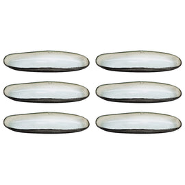Medard de Noblat - Shadow Nacre Small Serving Dish 23 x 11 cm (set of 6) Medard de Noblat - Shadow Nacre Kleine Serveerschaal 23 x 11 cm (set van 6) Serveerschaal Medard de Noblat
