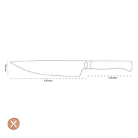 Opinel - Koksmes, Les Forgés 1890, gesmeed Opinel