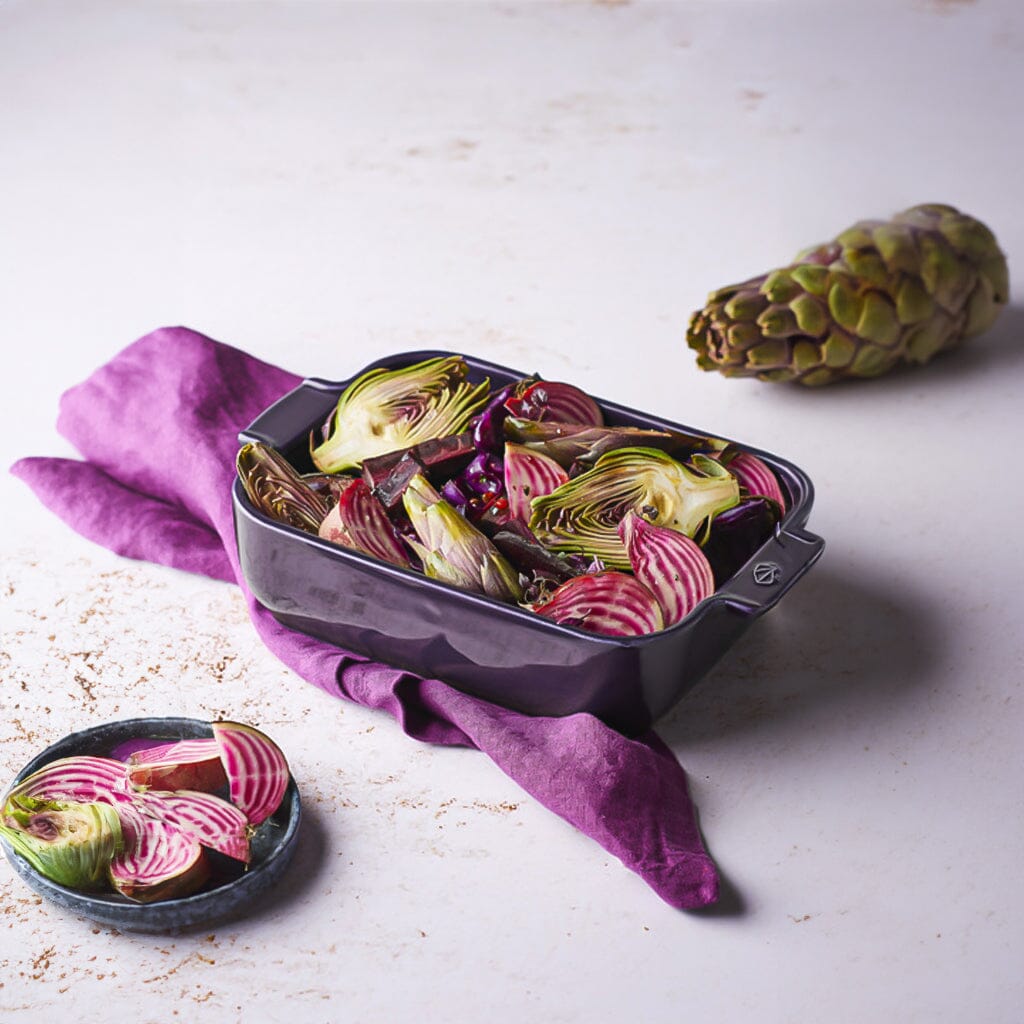 Peugeot - Appolia 25 cm aubergine rechthoekige ovenschaal Peugeot