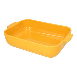 Peugeot - Appolia Oven dish Rectangular 36 cm Saffron yellow Peugeot - Appolia Ovenschaal Rechthoekig 36 cm Saffraangeel Ovenschaal Peugeot