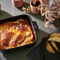 Peugeot - Appolia Ovenschaal Vierkant 28 cm Leisteen Ovenschaal Peugeot