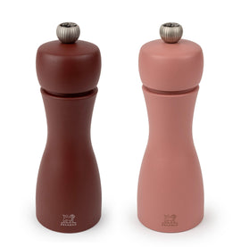 Peugeot - Duo Tahiti Pepper and Salt Mill Set Earth 15 cm Peugeot - Duo Tahiti Peper-en Zoutmolenset Aarde 15 cm Peugeot
