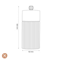 Peugeot - Line Pepermolen carbon aluminium 12cm Pepermolen Peugeot