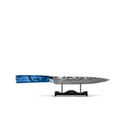 Shinrai Knives - Damascus Print Epoxy Sapphire - 6-delige Messenset Messenset Shinrai Knives