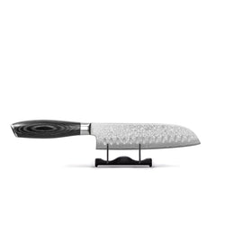 Shinrai Knives - Damask Pakka Wood Santoku 18 cm Shinrai Knives - Damast Pakka Wood 6-delige Messenset Messenset Shinrai Knives