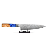 Shinrai Knives - Epoxy Sapphire Damascus Koksmes 20 cm Koksmes Shinrai Knives