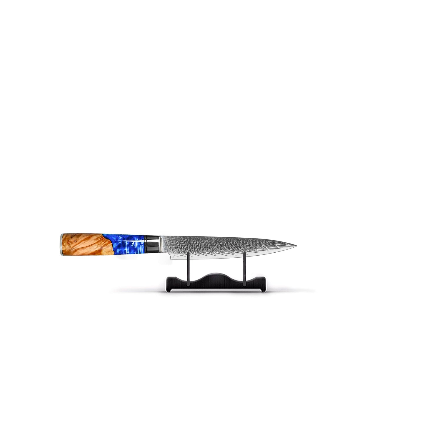 Shinrai Knives - Epoxy Sapphire Mega Bundel - All you need Messenset met blok, snijplank en slijpsteen Shinrai Knives