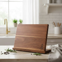 Couteaux Shinrai - Bloc magnétique à couteaux simple face - Bloc magnétique à couteaux en bois d'acacia