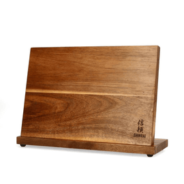 Bloc à couteaux magnétique simple face - Bois d'acacia Shinrai Knives - Magnetisch Messenblok Enkelzijdig - Acaciahout Magnetisch messenblok Shinrai Knives