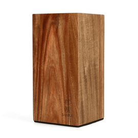 Shinrai Knives - Bloc à couteaux magnétique rotatif - Bois d'acacia Shinrai Knives - Magnetisch Messenblok Rotate - Acaciahout Magnetisch messenblok Shinrai Knives