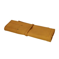 Shinrai Knives - Messenrol Hoogwaardig Canvas & Leer Bruin Messenrol Shinrai Knives