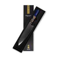 Couteaux Shinrai - Saphir Octogone Damas Kiritsuke 23 cm - Édition Spéciale Kiritsukemes Shinrai Knives