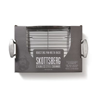 Skottsberg - Plat à rôtir en acier inoxydable 35 x 25 cm Plat à rôtir Skottsberg