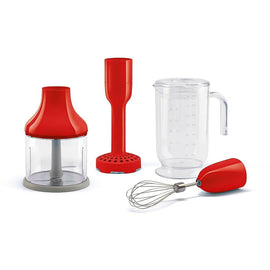 Smeg - Accessories | 4 accessories set, Red, Beaker, Chopper, Whisk, Masher Smeg - Accessoires | 4 accessories set, Rood, Beaker, Chopper, Whisk, Masher Accessoireset Smeg