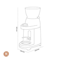 Smeg - Koffiemaler Aluminium Koffiemolen Smeg